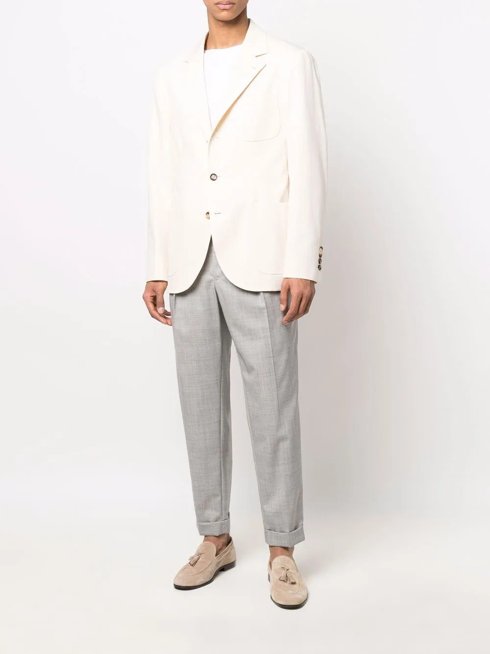 Brunello Cucinelli fitted single-breasted blazer | Blazers | Image 2