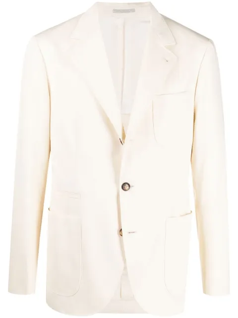 Brunello Cucinelli fitted single-breasted blazer