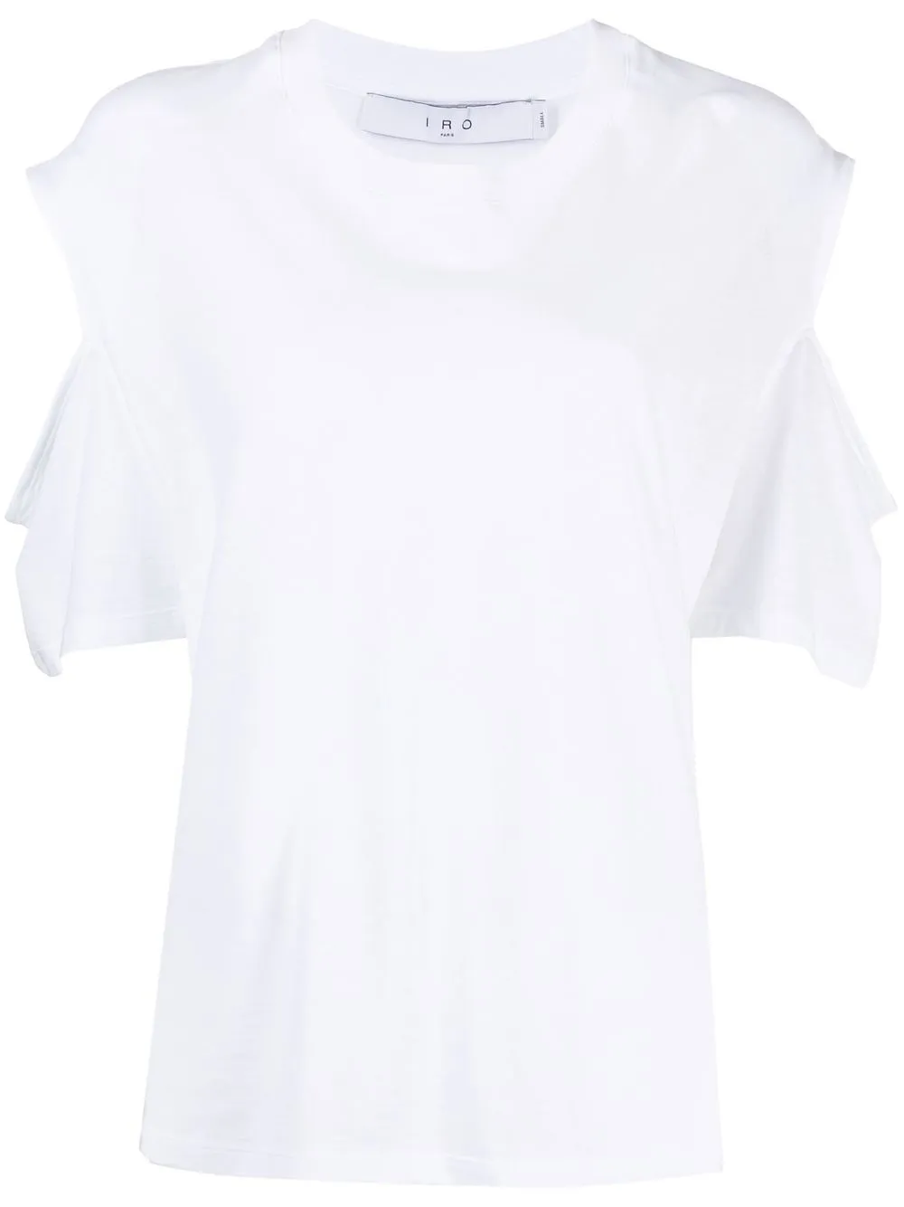 

IRO short-sleeved cold-shoulder T-shirt - White