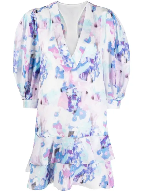 IRO Oslona floral-print dress