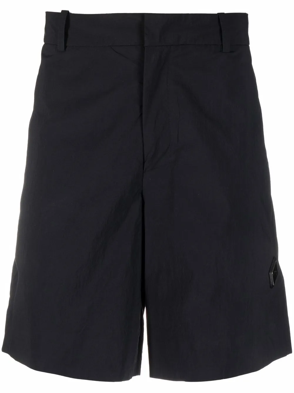 A-COLD-WALL* logo patch chino shorts - Black