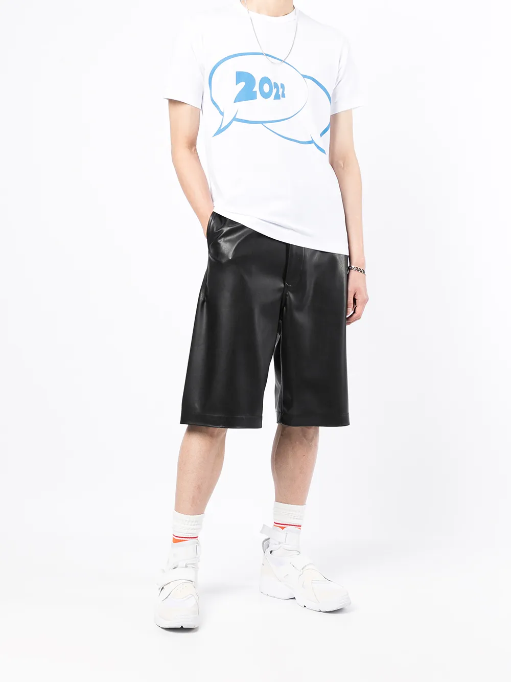 Comme Des Gar&ccedil;ons Shirt T-shirt met print - Wit