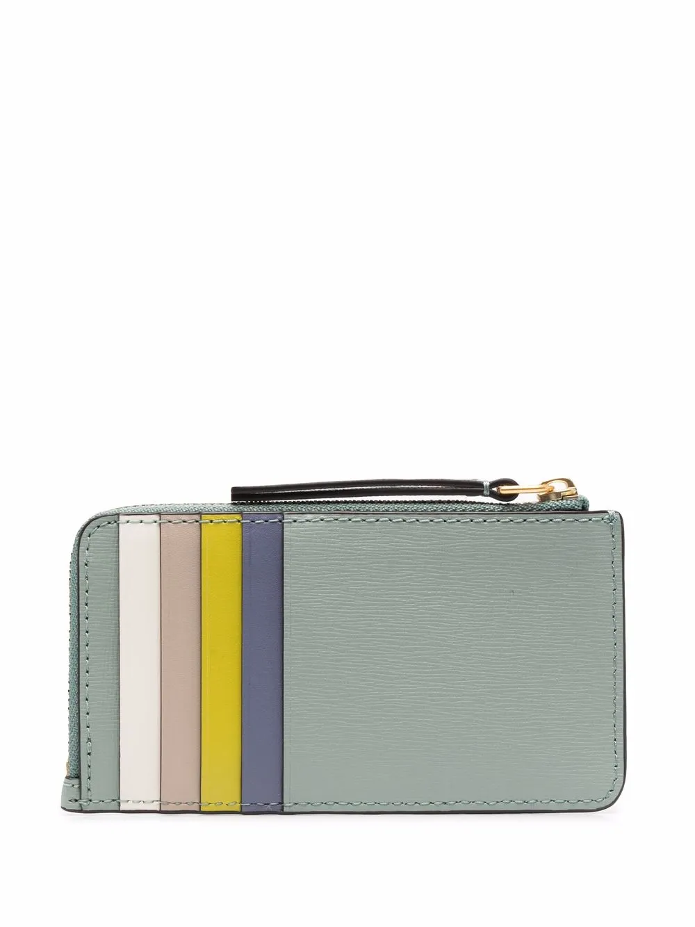 robinson color block flap mini wallet