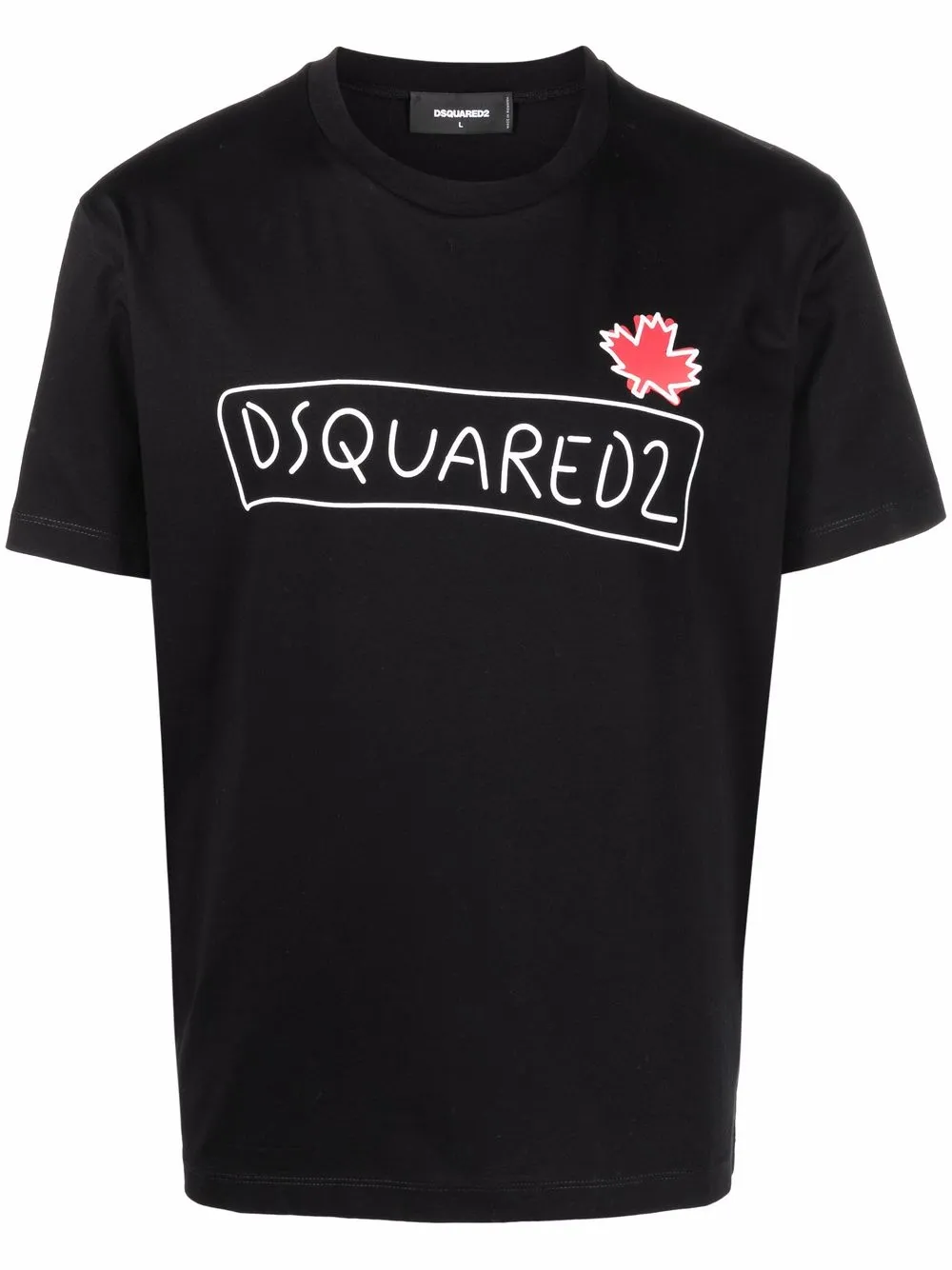 

Dsquared2 playera con estampado de garabatos - Negro