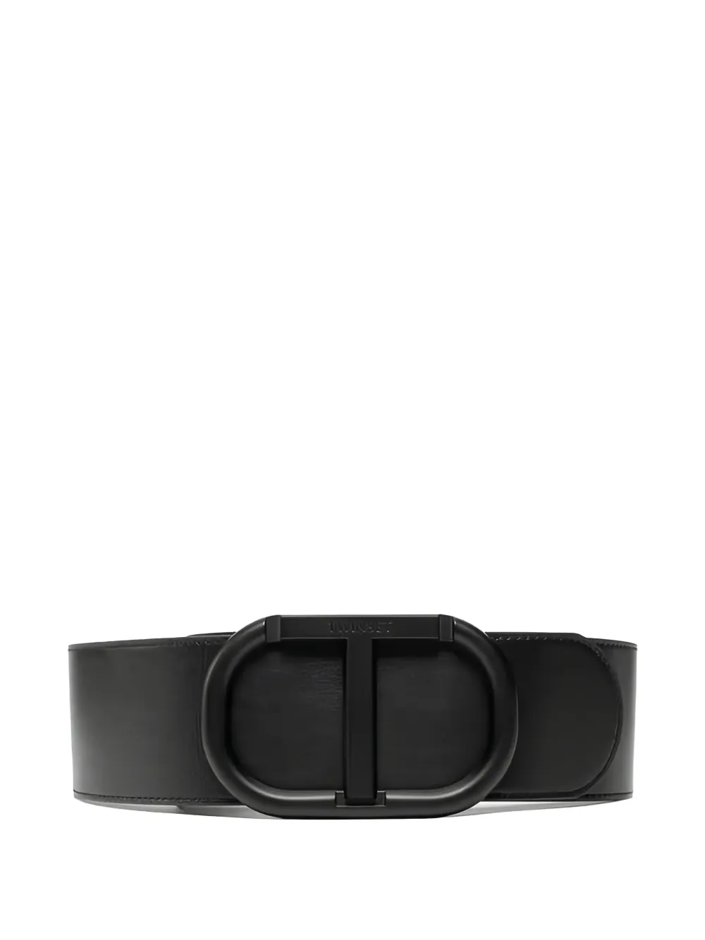 TWINSET logo-buckle leather belt | Black | Image 1
