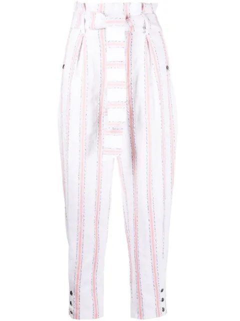 IRO pantalones Rula a rayas