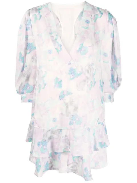 IRO Oslona floral-print dress
