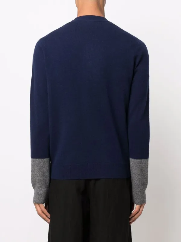 Comme Des Garçons Shirt Vネック カーディガン | ブルー