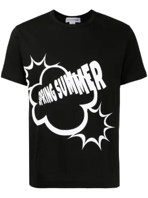 Botter graphic-print Organic Cotton T-shirt | Black | FARFETCH JO
