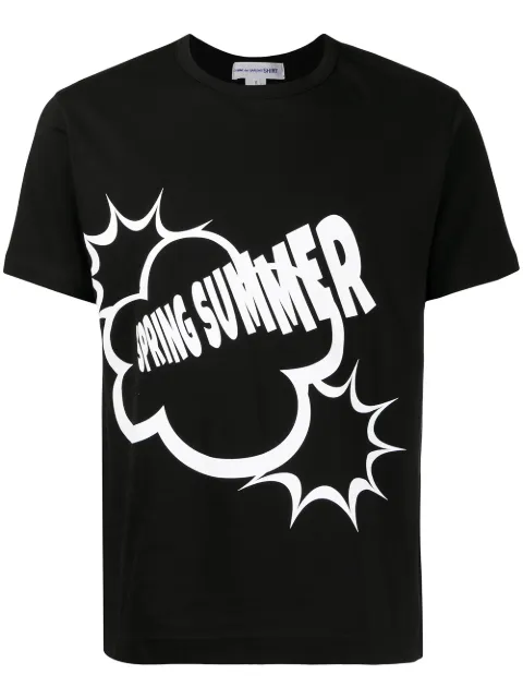 Comme Des Garçons Shirt Seasonal print T-shirt