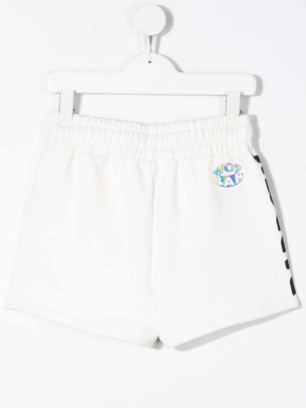 Barrow kids Trainingsshorts met logoprint - Wit