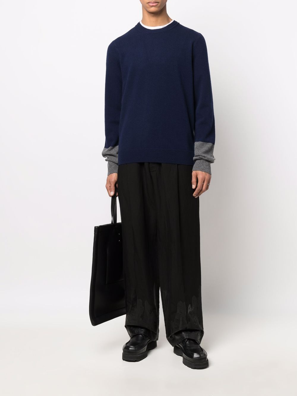 фото Comme des garçons tonal wool jumper