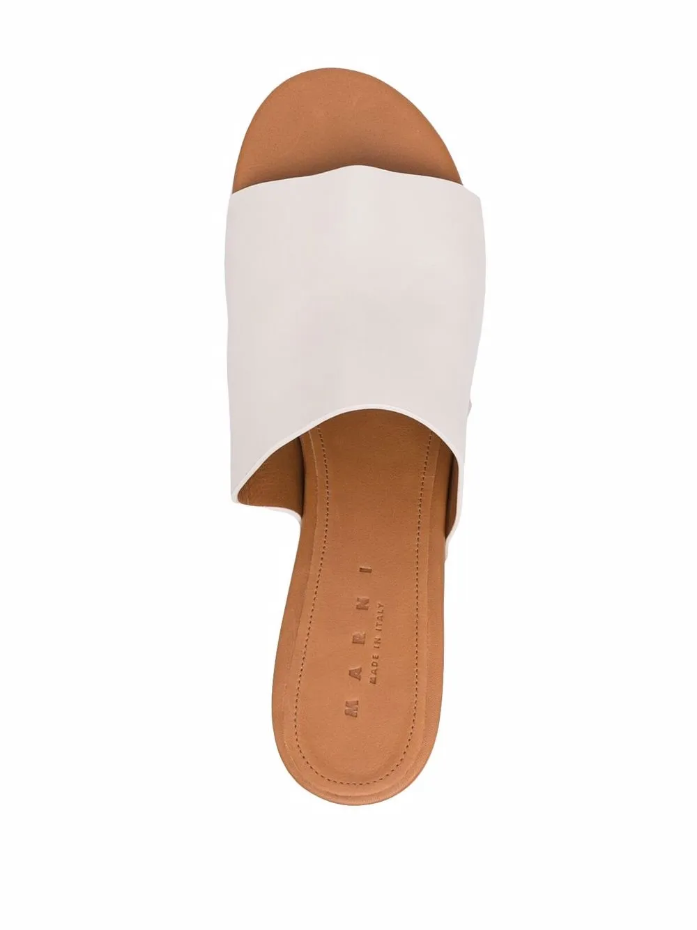 Marni platform clog sandals White