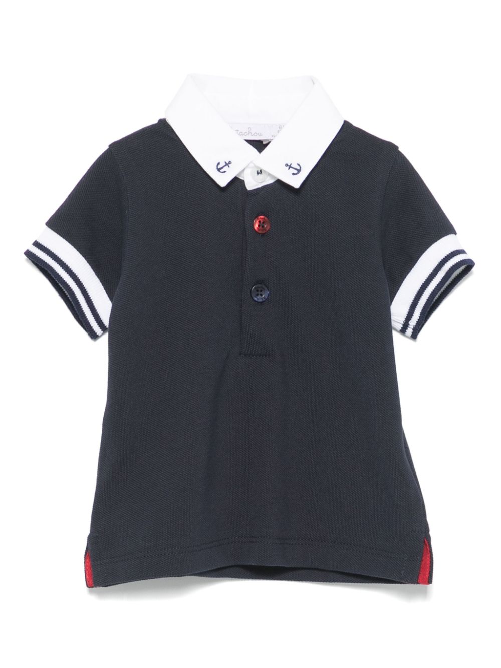 Patachou cotton polo shirt - Blue