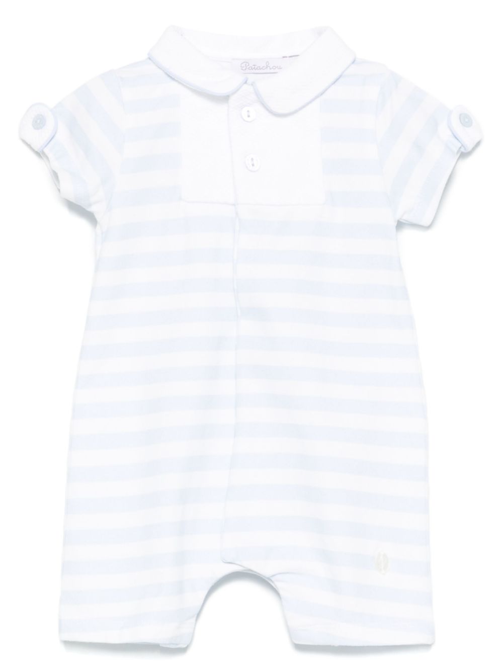 Patachou striped romper - White