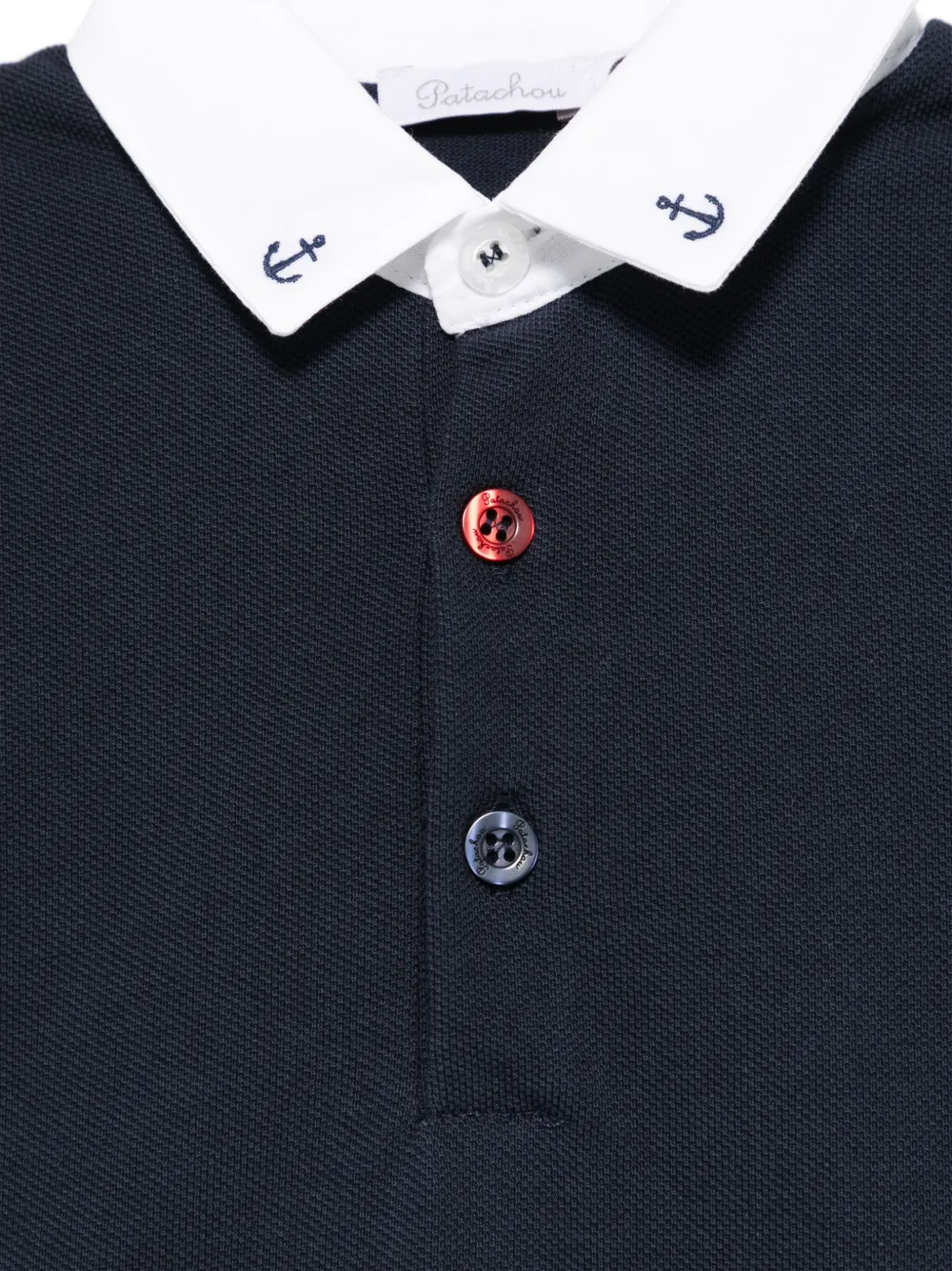 Patachou Katoenen poloshirt Blauw
