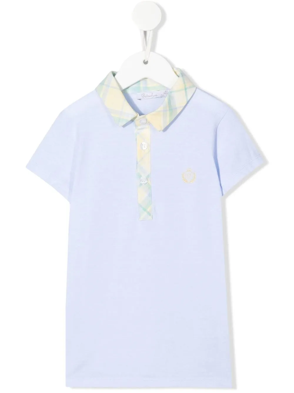 

Patachou embroidered-logo piqué polo shirt - Blue