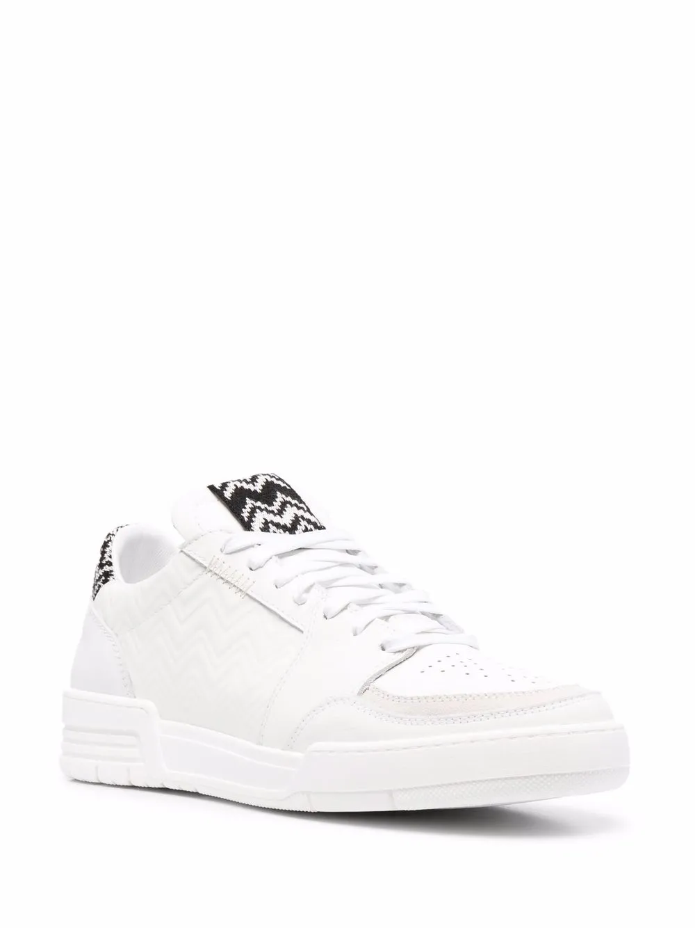 Missoni Sneakers met zigzag patroon - Wit