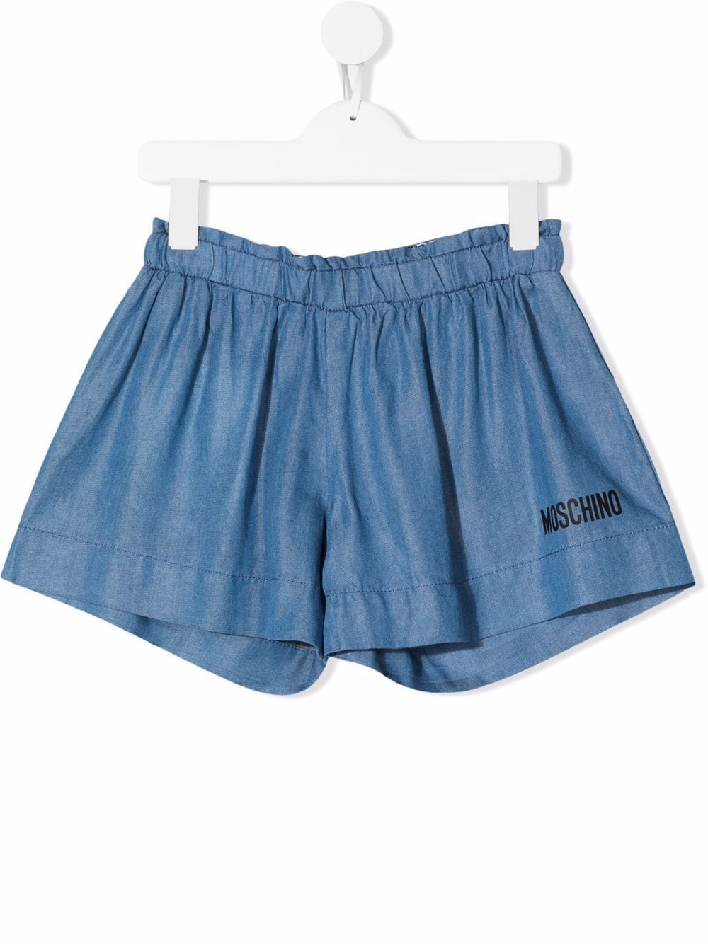 Image 1 of Moschino Kids shorts con logo estampado