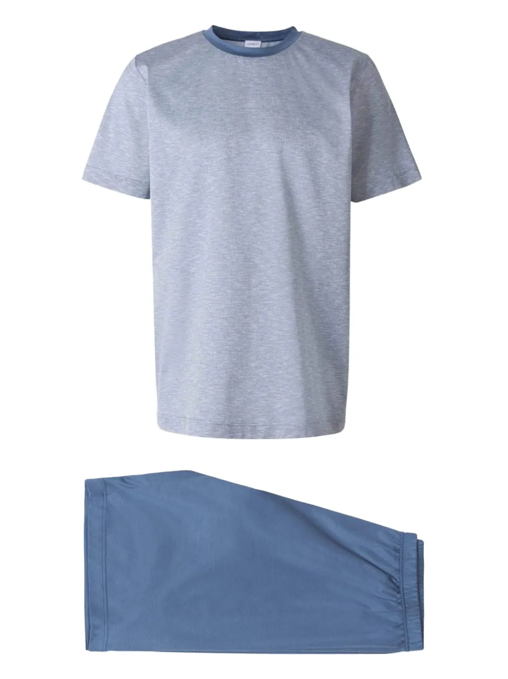 Zimmerli cotton sleepwear set | Blue | Image 1