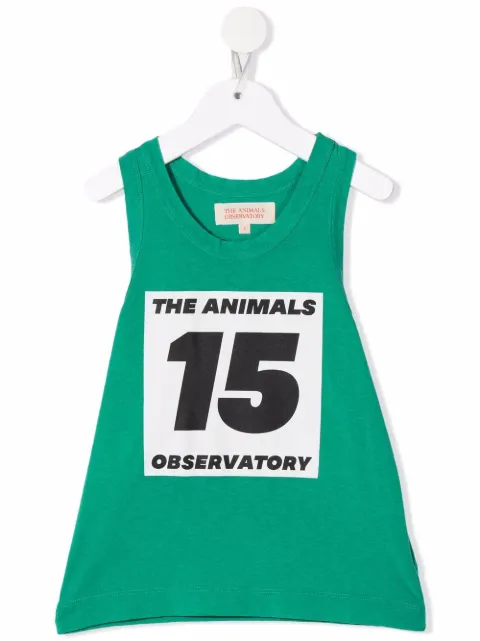 The Animals Observatory توب فيست قطن بطبعة شعار الماركة