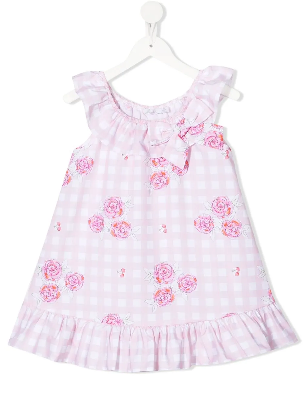 

Patachou vestido de popelina con estampado floral - Rosado