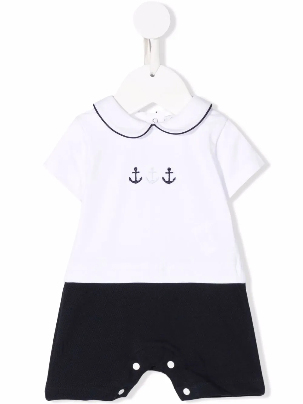 Image 1 of Patachou embroidered-anchor romper