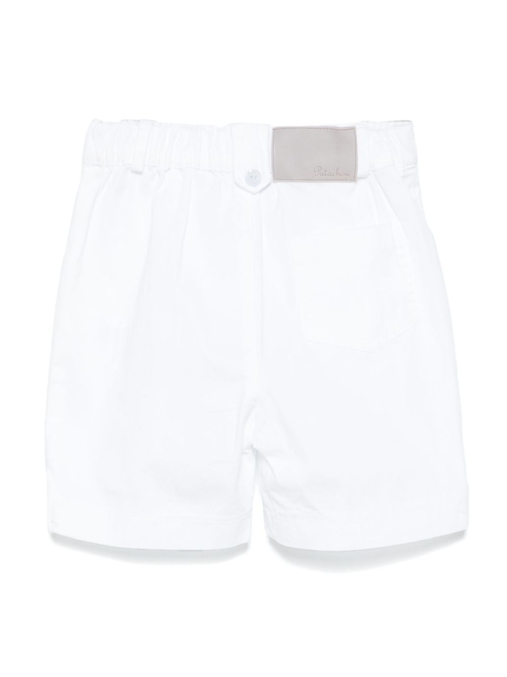 Patachou twill-weave shorts - White