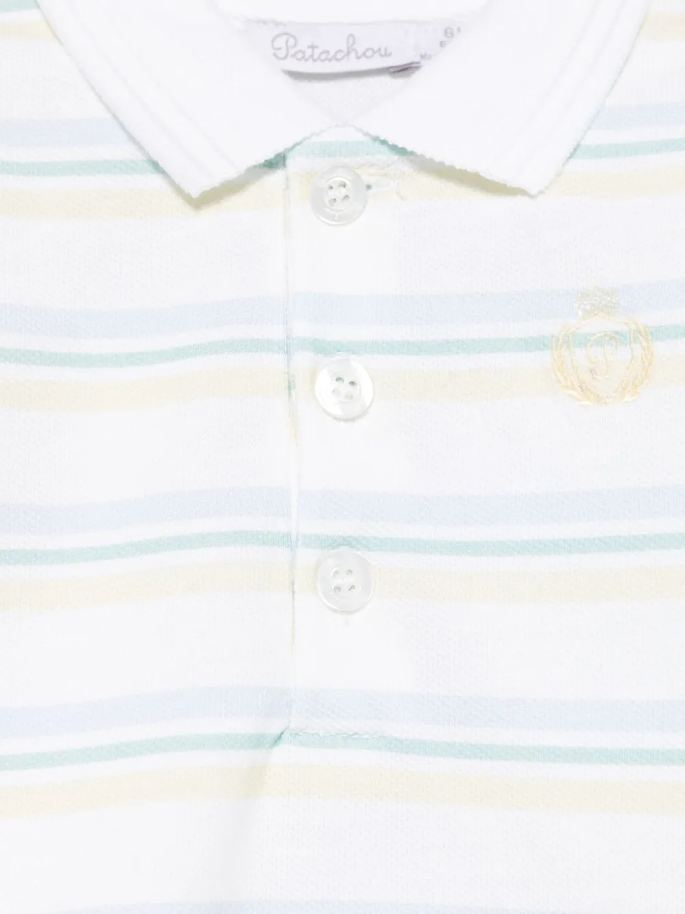 Patachou Gestreept poloshirt Wit
