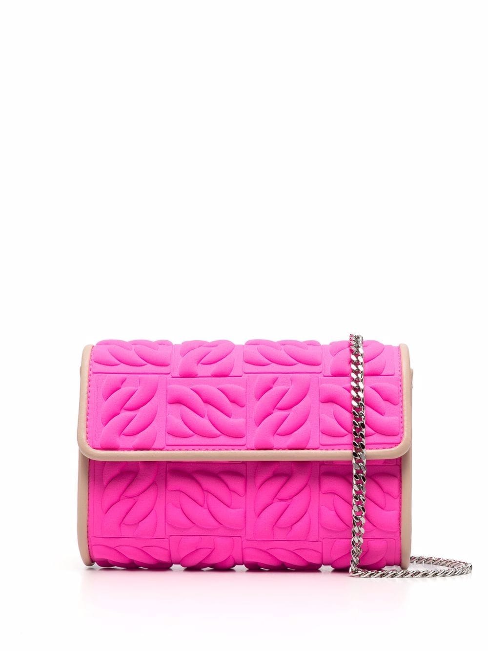 

Casadei bolsa crossbody con correa de cadena - Rosado