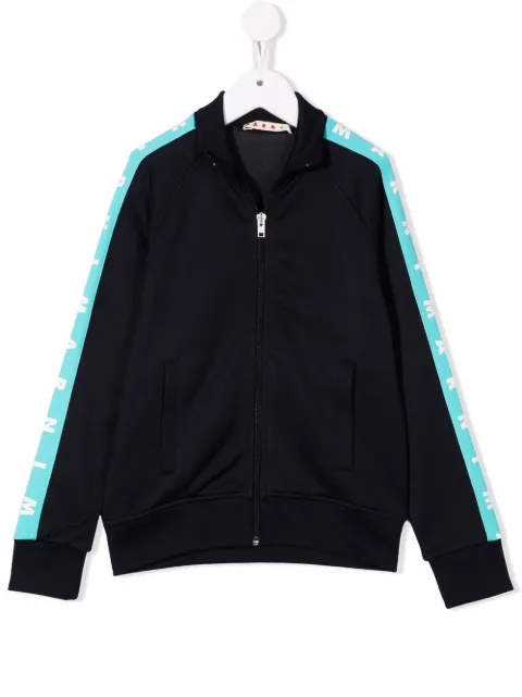 Marni Kids suéter con franja del logo