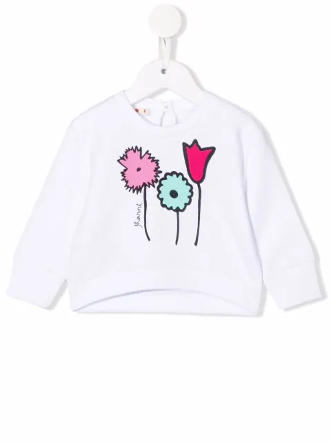 Marni Kids كنزة قطن بطبعة زهور
