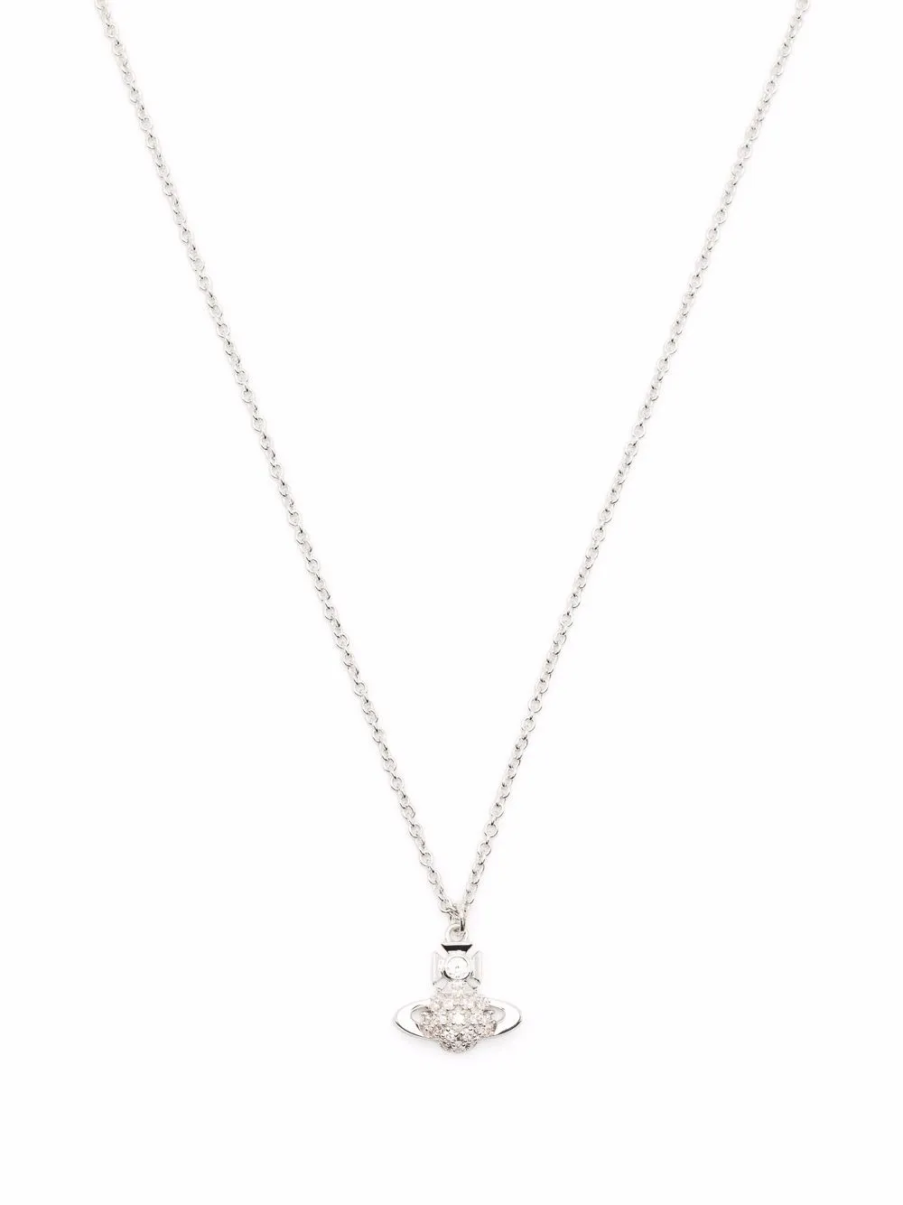 

Vivienne Westwood crystal-embellished Orb necklace - Silver