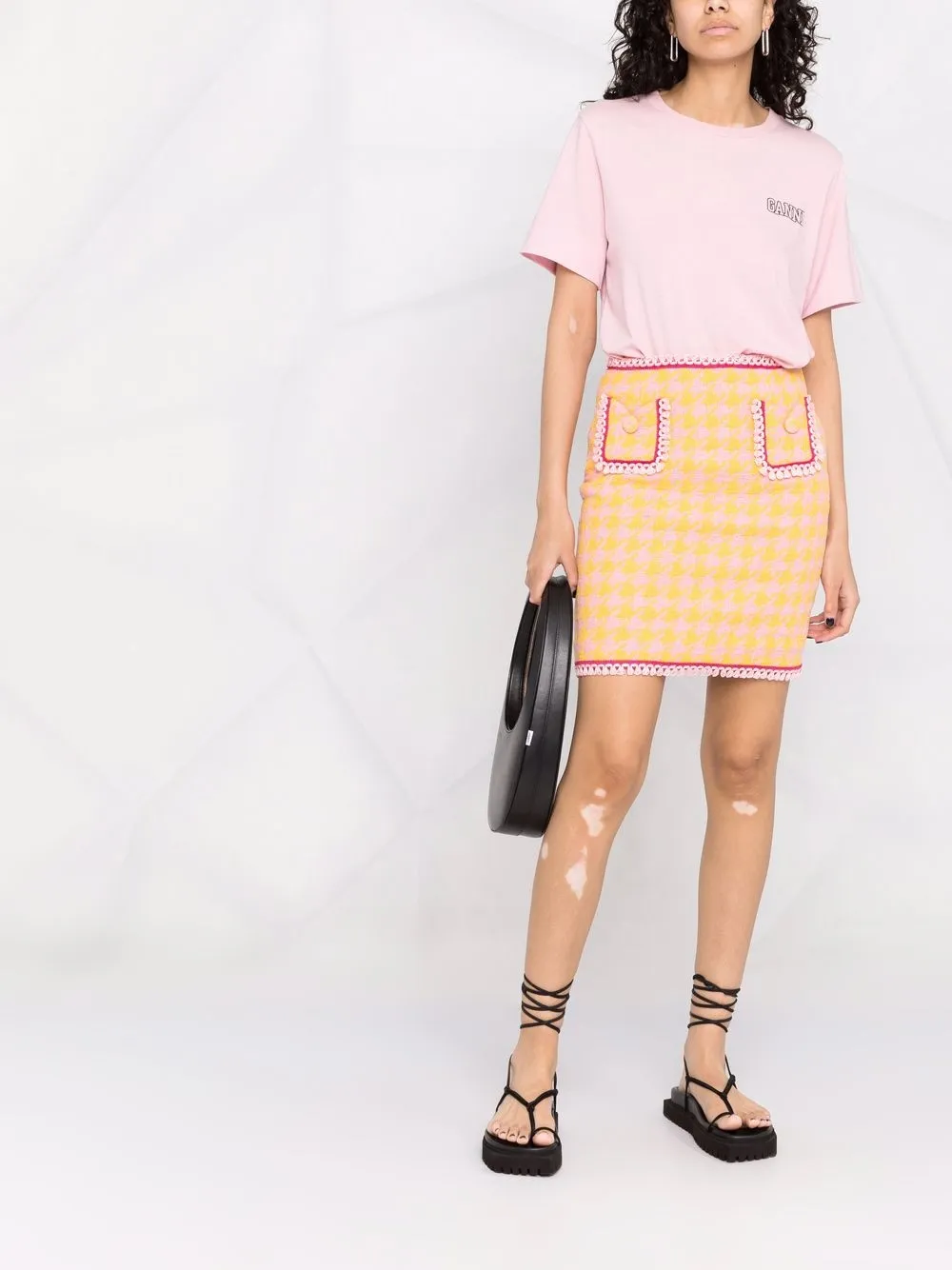 Moschino High waist rok - Geel