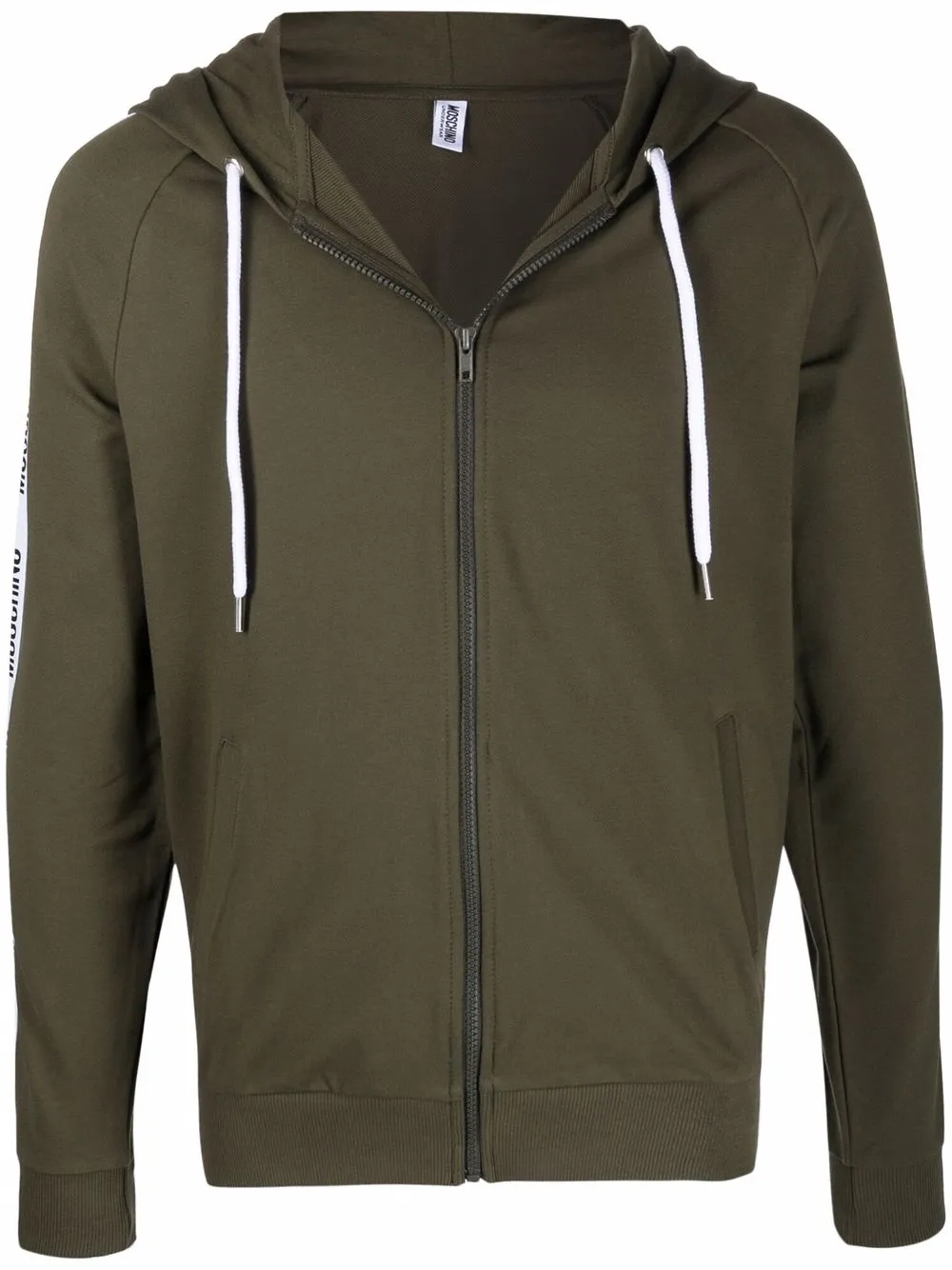 

Moschino hoodie con logo estampado - Verde