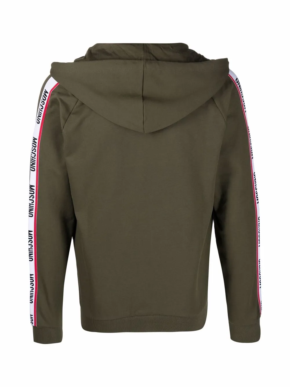 Moschino Hoodie met logoprint - Groen