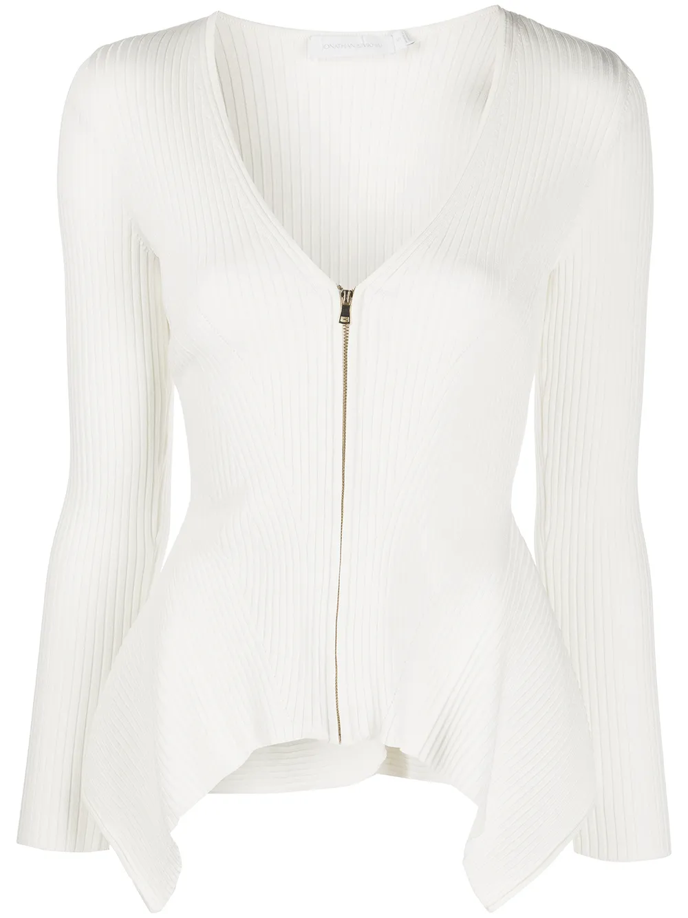 

Jonathan Simkhai Helena compact ribbed cardigan - White