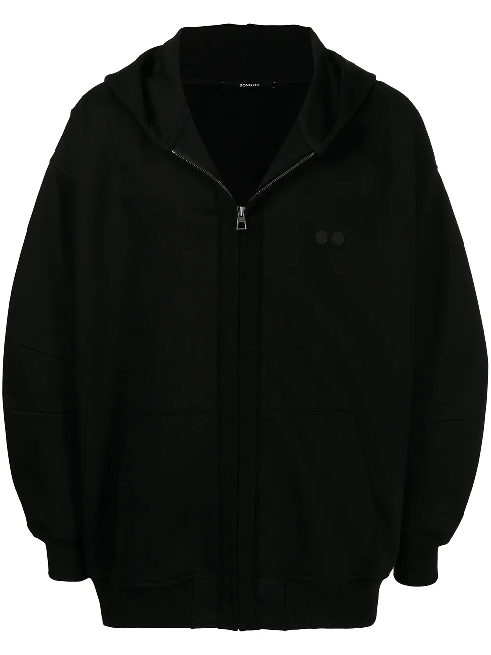 

SONGZIO logo zipped hoodie - Black