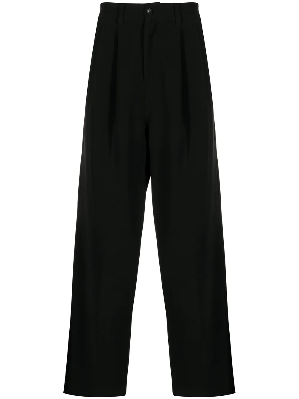 

SONGZIO pantalones lisos con pinzas - Negro