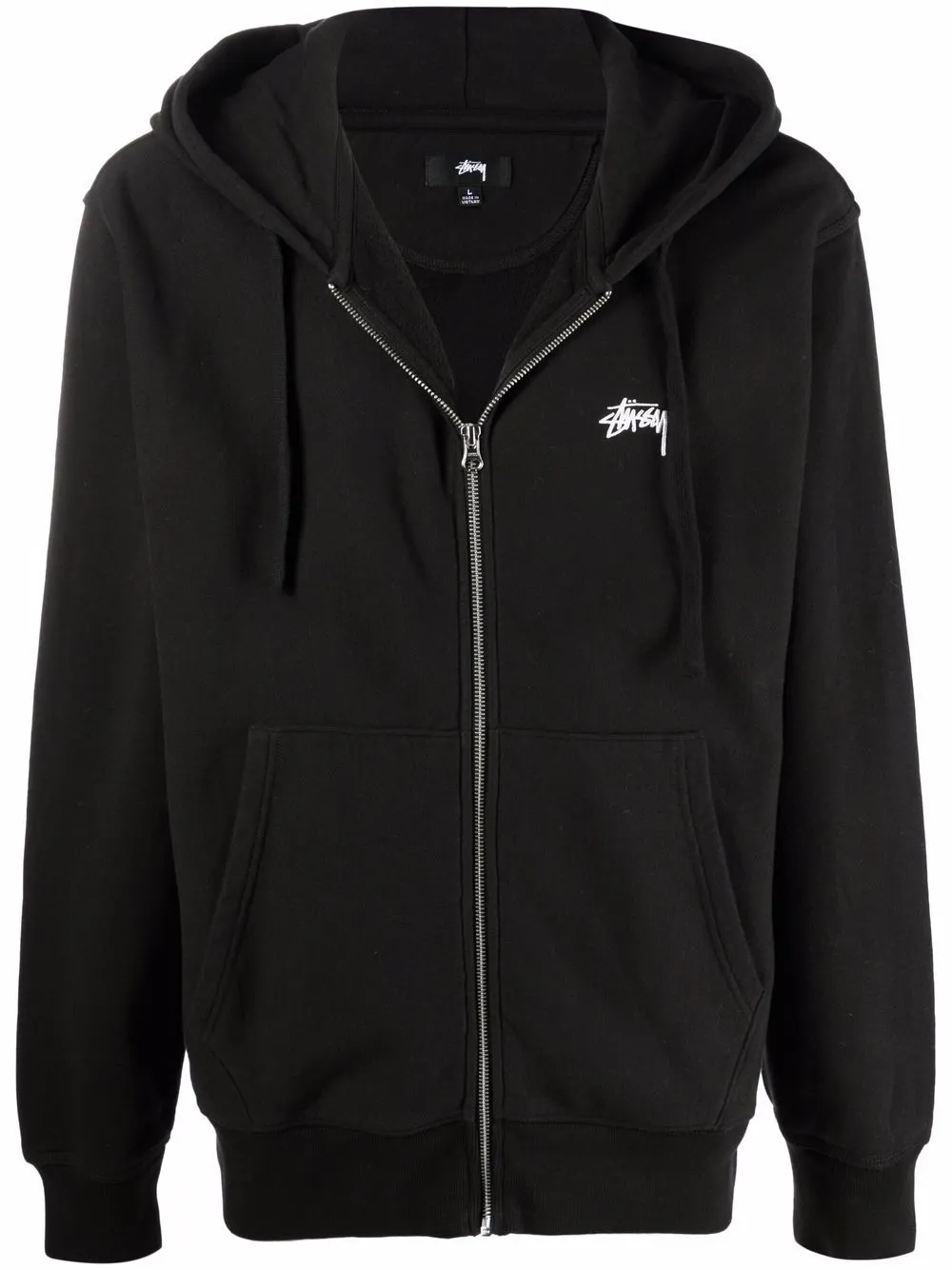 

Stüssy hoodie con logo en el pecho - Negro