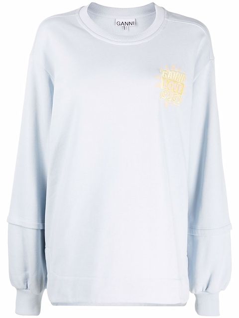 GANNI Isoli oversized sweatshirt
