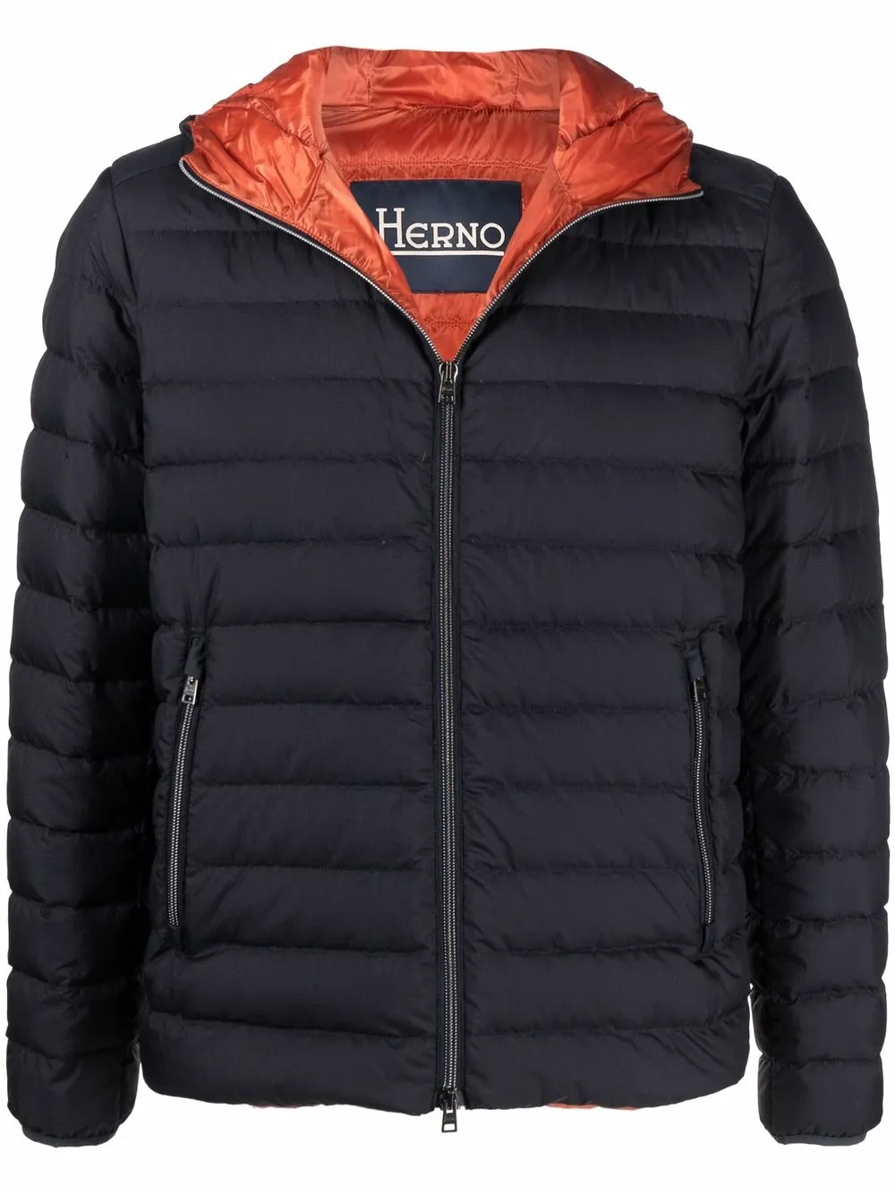 

Herno quilted hooded puffer jacket - Blue