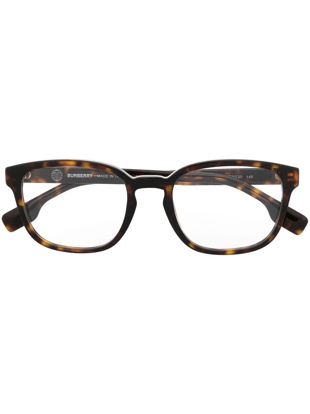 Burberry Eyewear tortoiseshell effect Wayfarer Glasses Farfetch