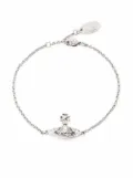 Vivienne Westwood Orb plaque chain bracelet - Silver