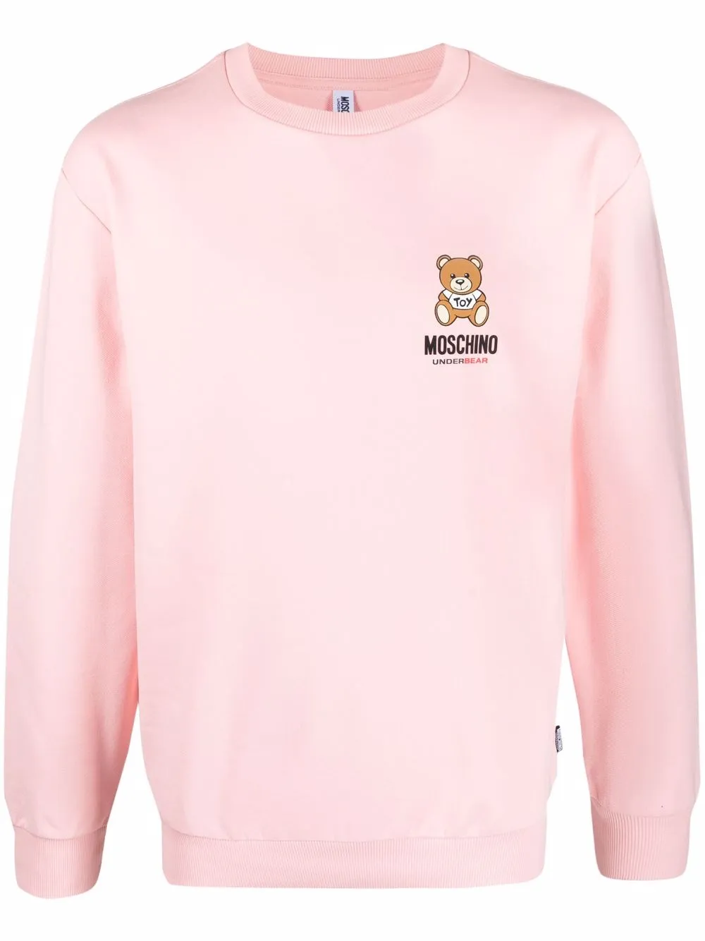 

Moschino chest logo-print sweatshirt - Pink