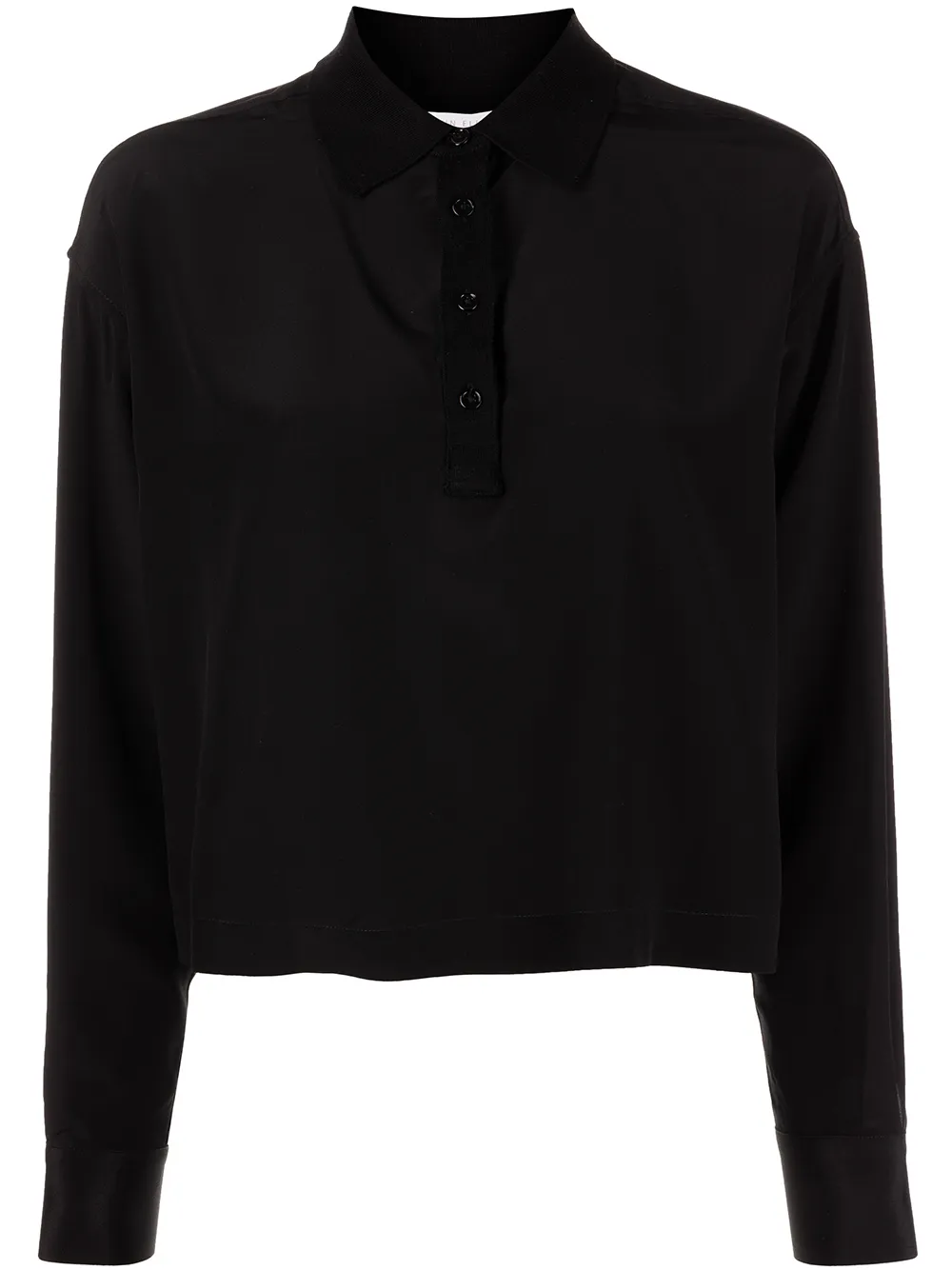 

John Elliott camisa tipo polo Henley - Negro