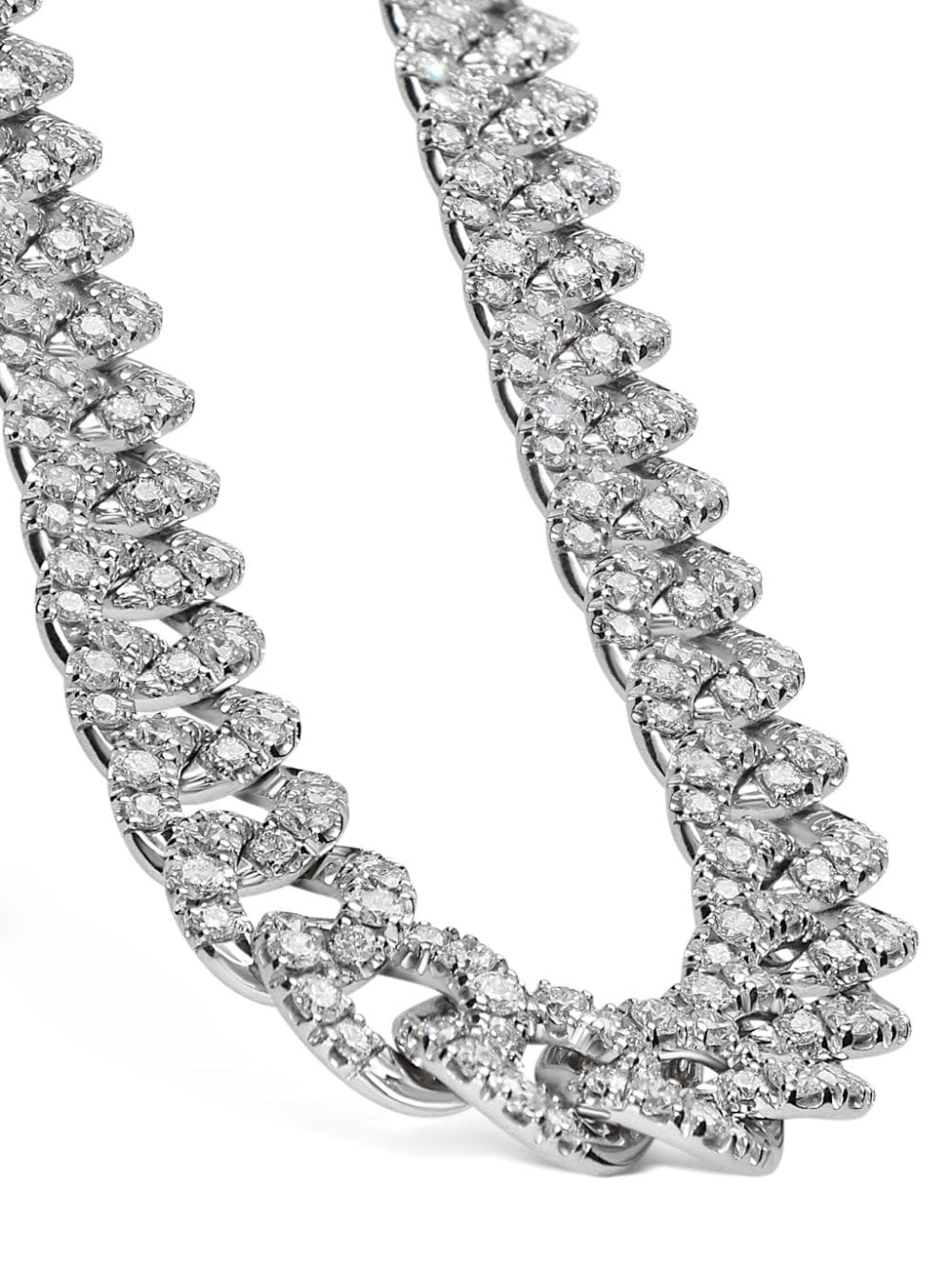 Image 2 of LEO PIZZO 18kt white gold Groumette diamond necklace