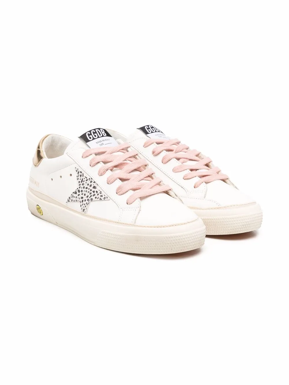 

Golden Goose Kids May low-top sneakers - White