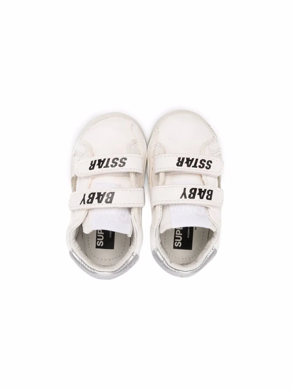 Golden Goose Kids Super-Star low-top sneakers Wit