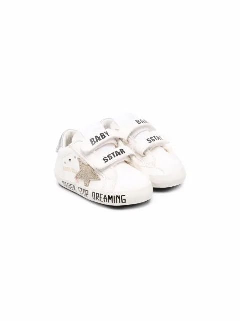 Golden Goose Kids سنيكر 'سوبر ستار' بدون رقبة